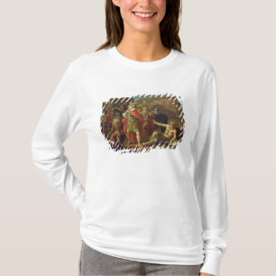 Camiseta Alexander o excelente visita Diogenes em Corinth