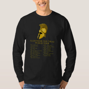 Camiseta Alexander O Grande Tour Mundial História Grega Ant