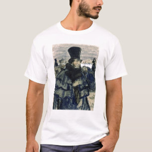 Camiseta Alexander Pushkin na terraplenagem de Neva