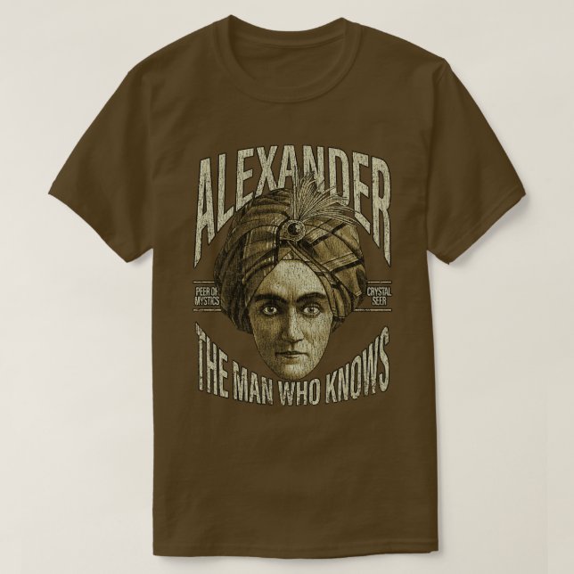 Camiseta Alexandre, o Homem que Conhece 1915 (Frente do Design)