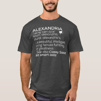 Camiseta Alexandria Nome Alexandria Definição Alexandria F