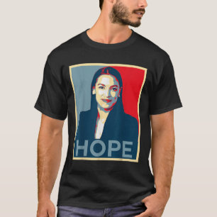 Camiseta Alexandria Ocasio-cortez Hope _ Aoc _ New Green De