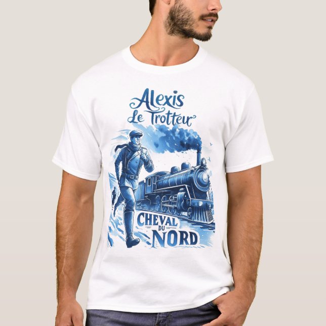 Camiseta Alexis le Trotteur, cheval du nord (Frente)