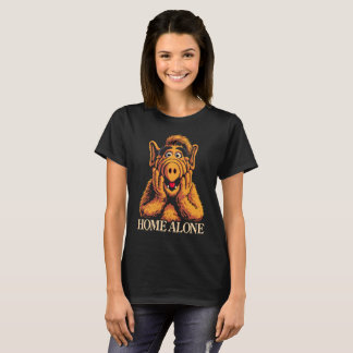 Camiseta Alf Divertido Gritando Sozinho em Casa Paródia Nos