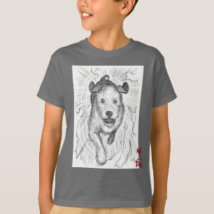 Camiseta Alf o t-shirt do menino do cão da oficina