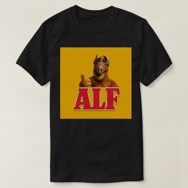Camiseta ALF - Travesseiro decorativo do Formulário de Vida (Frente do Design)