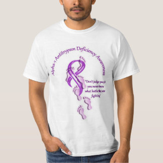 Camiseta alfa 1 deficiência do antitrypsin