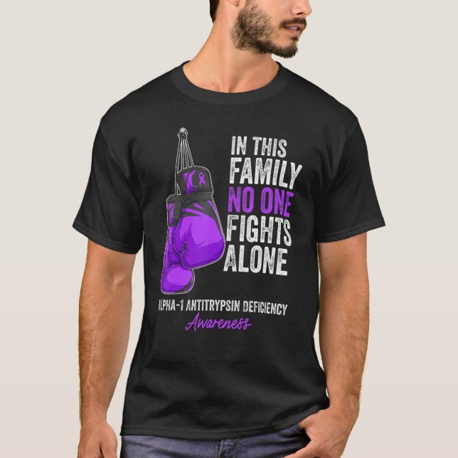 Camiseta Alfa 1 Deficiência em Antitripsina Sensibilização  (Frente)