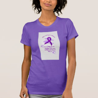 Camiseta Alfa 1 T do roxo de Antitrypsin