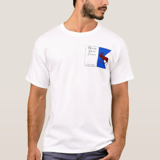 Camiseta Alfa da ilha dos alces - grande bandeira