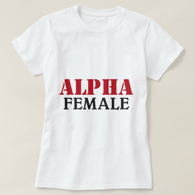 Camiseta Alfa Female (Frente do Design)