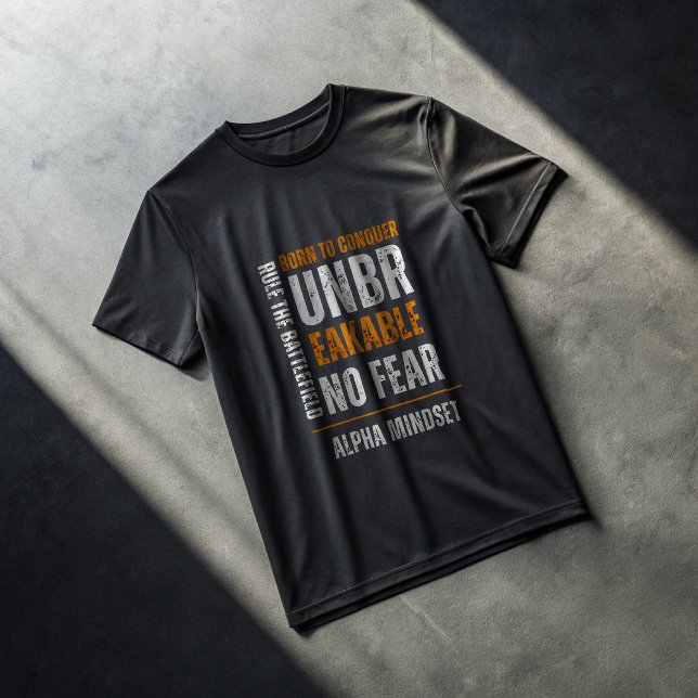 Camiseta Alfa Inquebrável - Gymwear (Criador carregado)