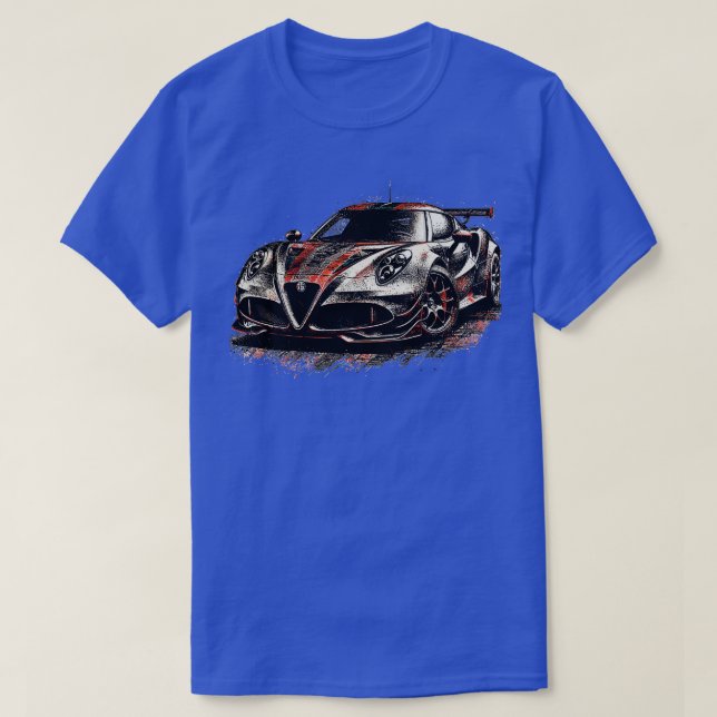 Camiseta Alfa Romeo 4C 14 (Frente do Design)