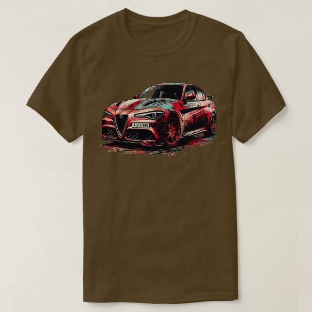 Camiseta Alfa Romeo Giulia 4 (Frente do Design)