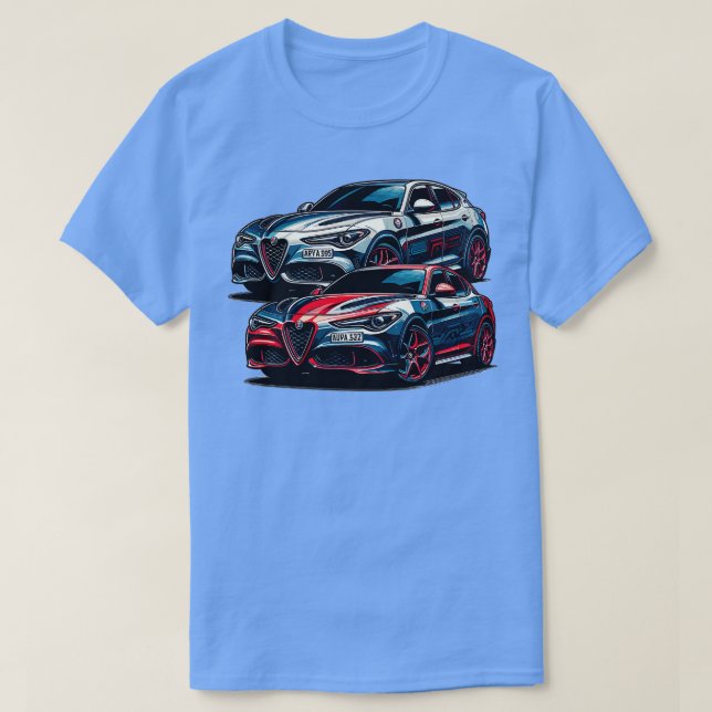 Camiseta Alfa Romeo Stelvio 8 (Frente do Design)