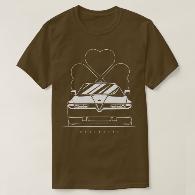 Camiseta Alfa SZ Zagato (Frente do Design)