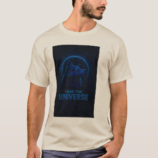 Camiseta Alfa Wolf T-Shirt | Arte Animal Espacial Futurísti