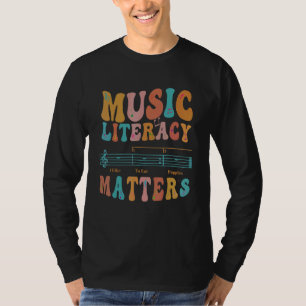 Camiseta Alfabetização Musical Importa Eu Gosto de Comer Ca