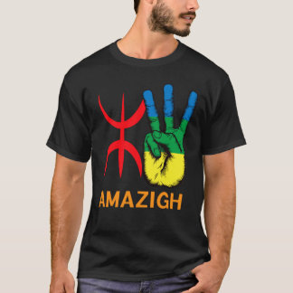 Camiseta alfabeto amazigh hand e yaz