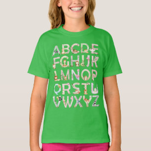 Camiseta Alfabeto Animal