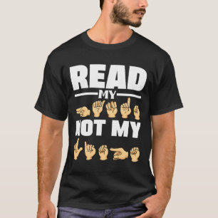 Camiseta Alfabeto Asl Língua de Sinais Americana Professor 