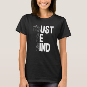 Camiseta Alfabeto Asl Língua de Sinais Americana Professor
