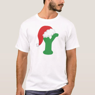 Camiseta Alfabeto da letra Y do Natal