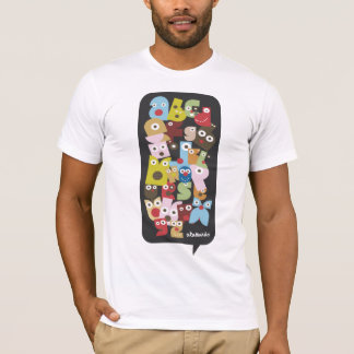 Camiseta alfabeto do akamundo