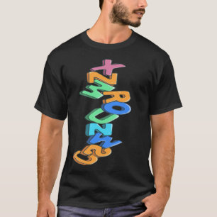 Camiseta Alfabeto do Autismo Letra Fofa Bagunça