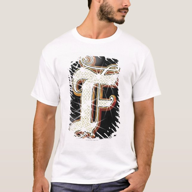 Camiseta Alfabeto F de Bling (Frente)