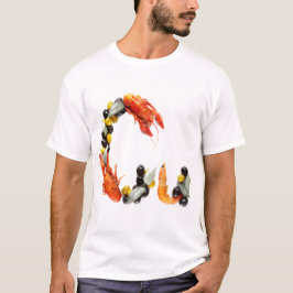 Camiseta Alfabeto Gastronômico: C é para Crustáceo