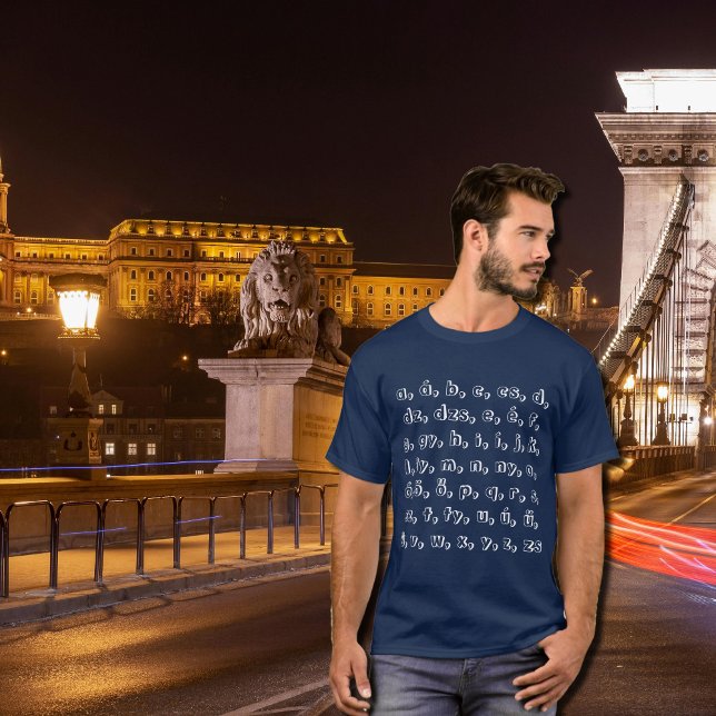 Camiseta alfabeto húngaro T-Shirt (Criador carregado)
