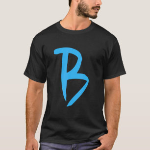 Camiseta Alfabeto Letra Manuscrita B