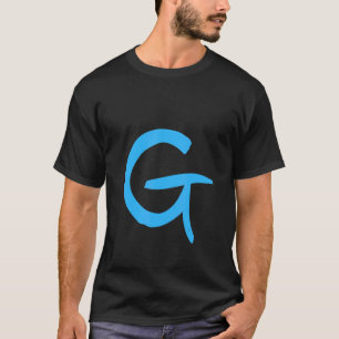 Camiseta alfabeto - Letra manuscrita G