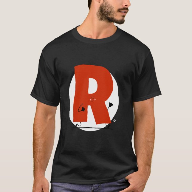 Camiseta Alfabeto - Letra Nice R. (Frente)