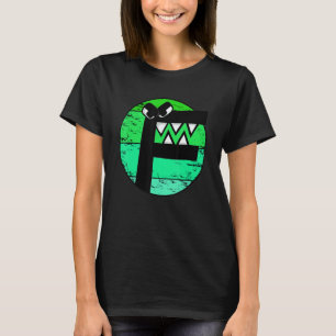 Camiseta Alfabeto Lore f Fantasia Retro Pôr do Sol Para Vil