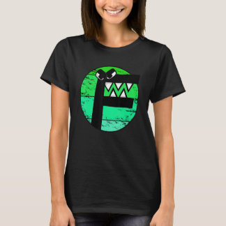 Camiseta Alfabeto Lore f Fantasia Retro Pôr do Sol Para Vil