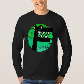 Camiseta Alfabeto Lore f Fantasia Retro Pôr do Sol Para Vil