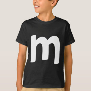 Camiseta Alfabeto Minúscula m