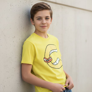 Camiseta alfabeto T-Shirt - Letra C