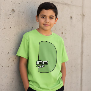 Camiseta alfabeto T-Shirt - Letra D