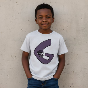 Camiseta alfabeto T-Shirt - Letra G