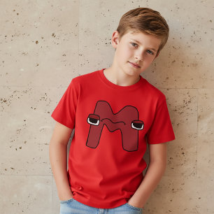Camiseta alfabeto T-Shirt - Letra M