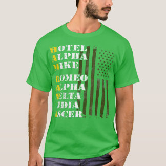 Camiseta Alfabeto Telefônico Ham Amador