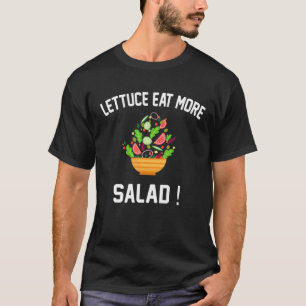 Camiseta Alface Coma Mais Salada - Salada De Vegan Engraçad