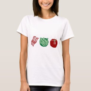 Camiseta Alface do bacon & tomate - o BLT!