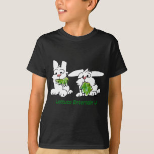 Camiseta Alface Entertain U Cartoon Rabbits