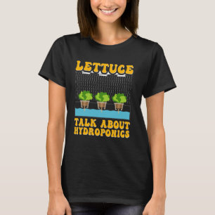 Camiseta Alface falar sobre Hidroponia Jardim Amante da Pla