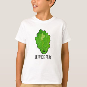 Camiseta Alface Reze Engraçado Veggie Pun