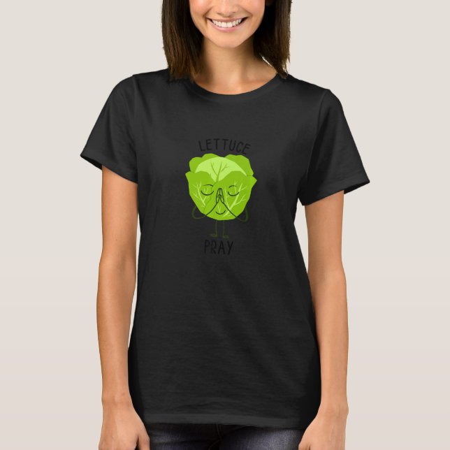 Camiseta Alface Reze Romaine Vegan Alface Vegetal (Frente)